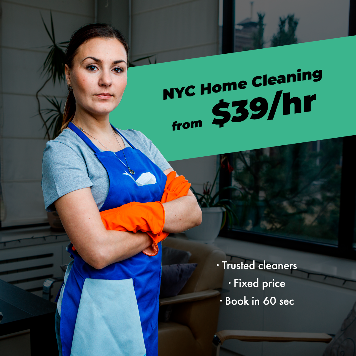 CleanWhale Home Services Facebook ad