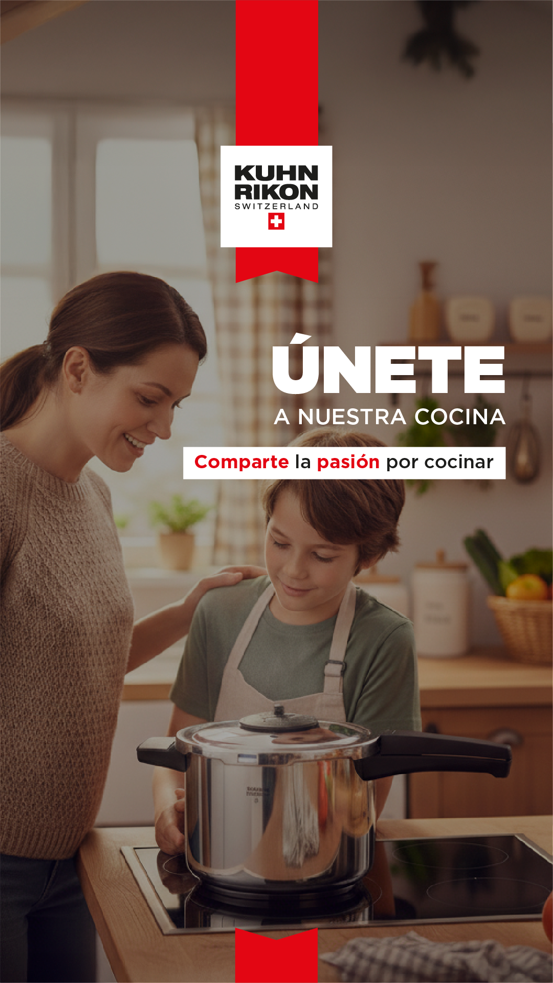 KUHN RIKON España Facebook ad: Cocinar también es disfrutar del proceso.