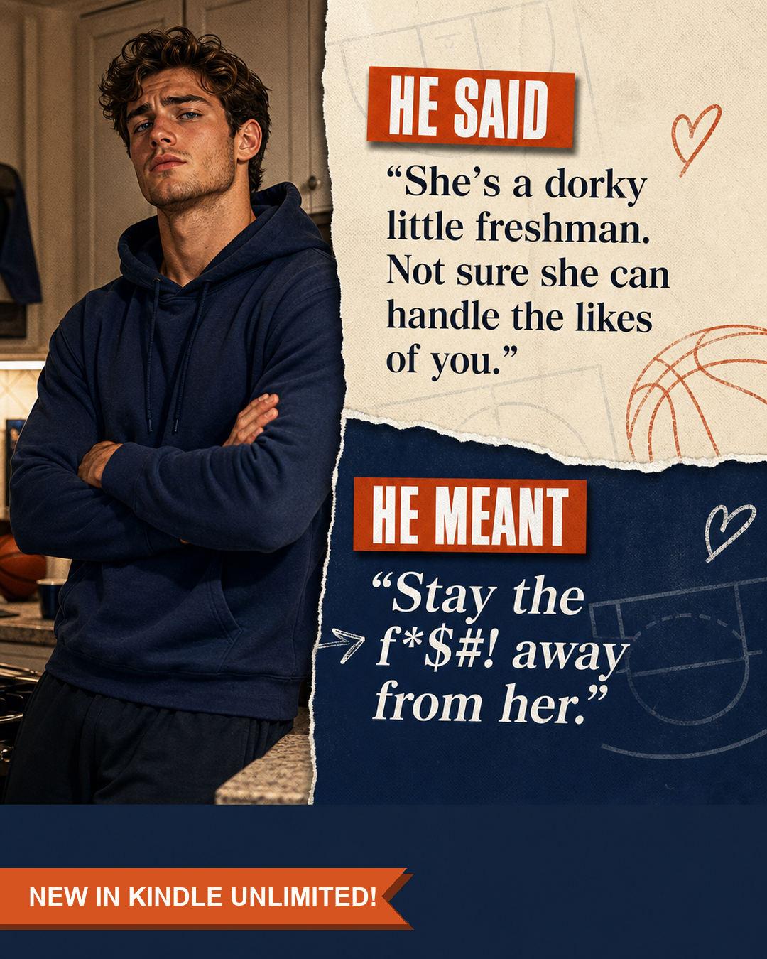 College Sports Romance Books Facebook ad