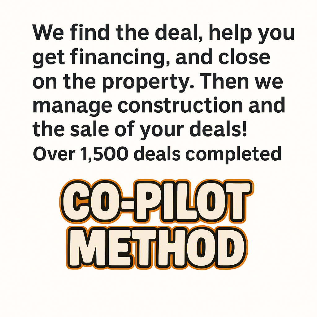Antoine Martel Facebook ad: Flip Houses With Us - CoPilot Method: Only 10 Seats