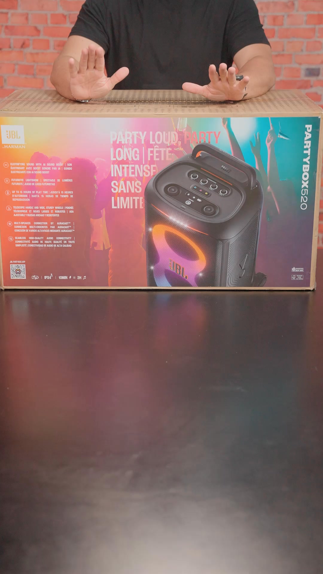 JBL Argentina Facebook ad: JBL PartyBox520