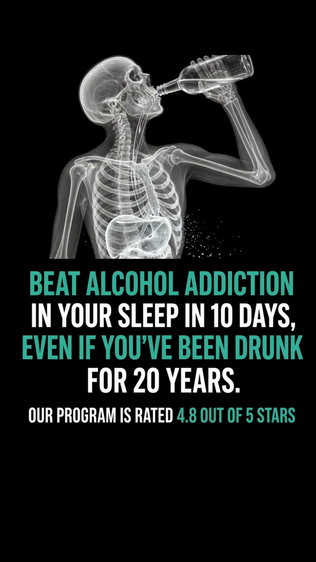 Hypnozio: power of hypnotherapy Facebook ad: Break Free from Alcohol Addiction