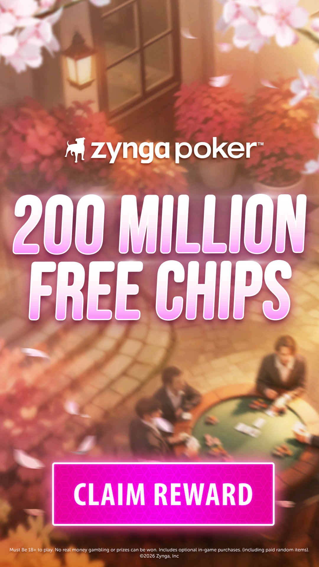 Texas HoldEm Poker Facebook ad