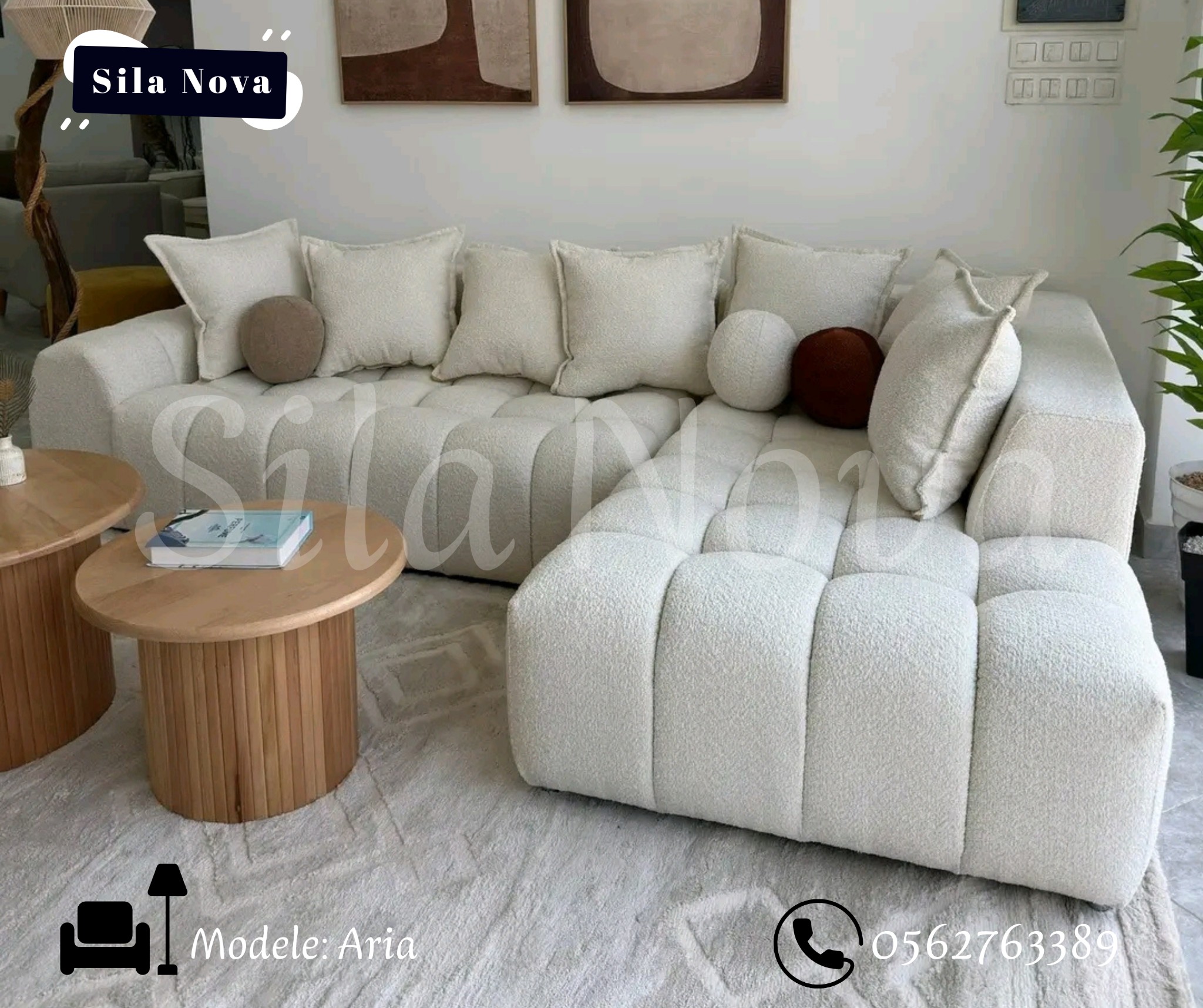 Sila Nova-Meubles Facebook ad: > عرض محدود على صالونات مودرن فخمة!