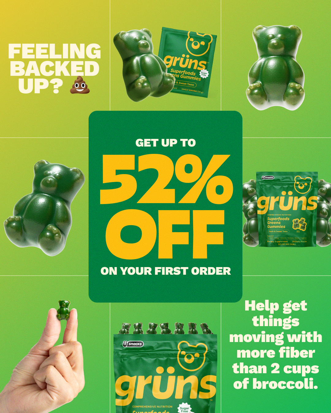 Grüns Facebook ad
