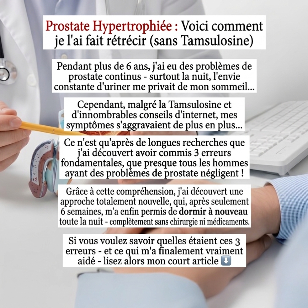 Le Journal de la Prostate Facebook ad