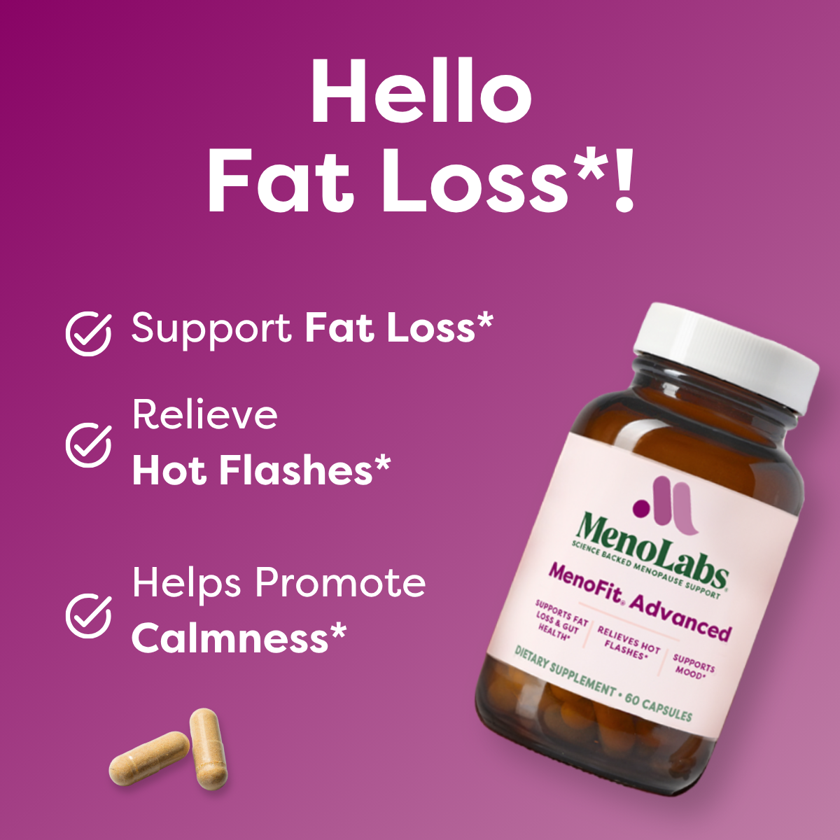 MenoLabs Facebook ad