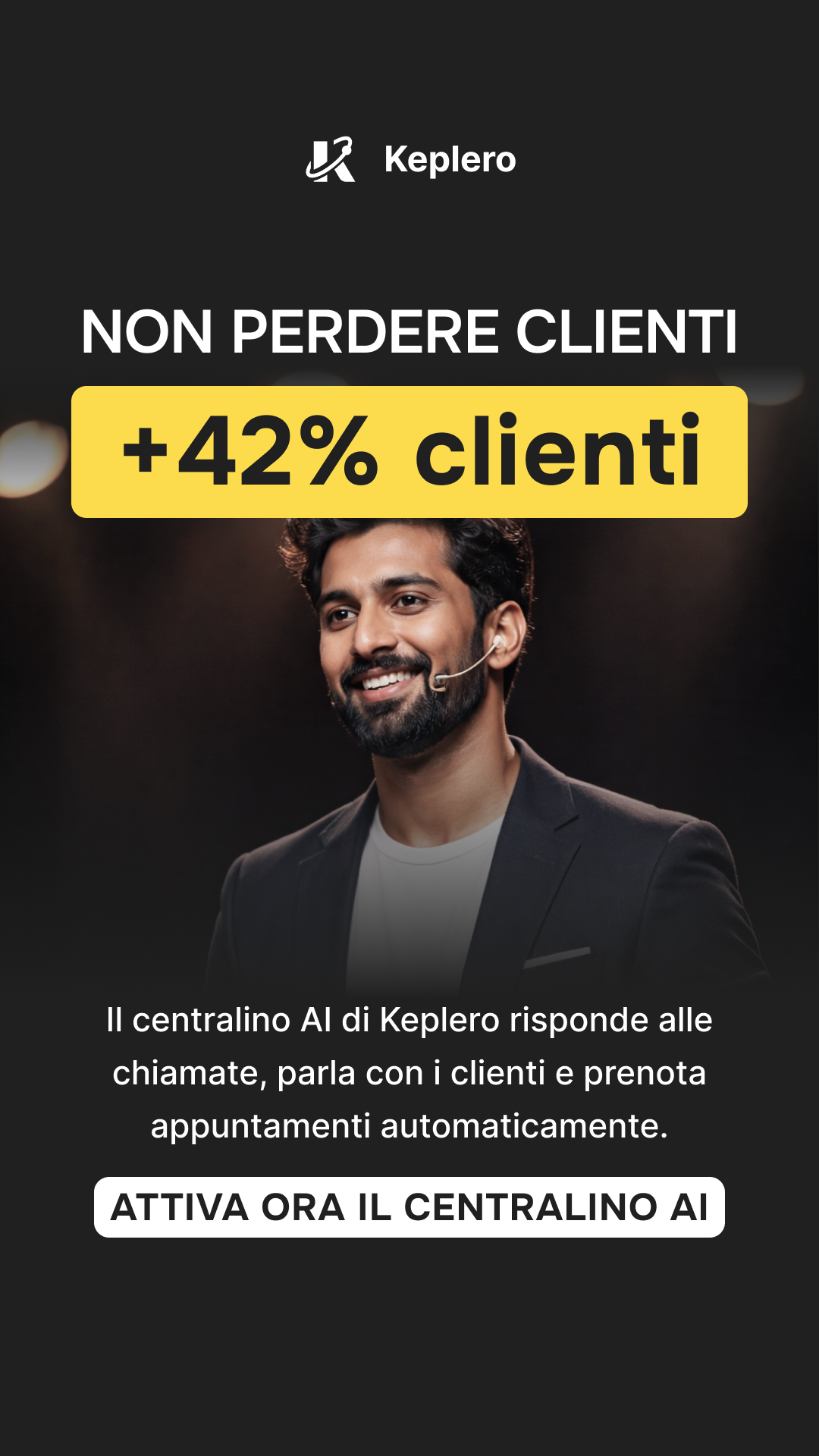 Keplero AI Facebook ad