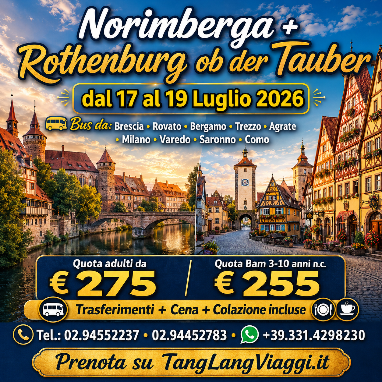 Tang Lang Viaggi Facebook ad: Weekend da favola in Baviera
