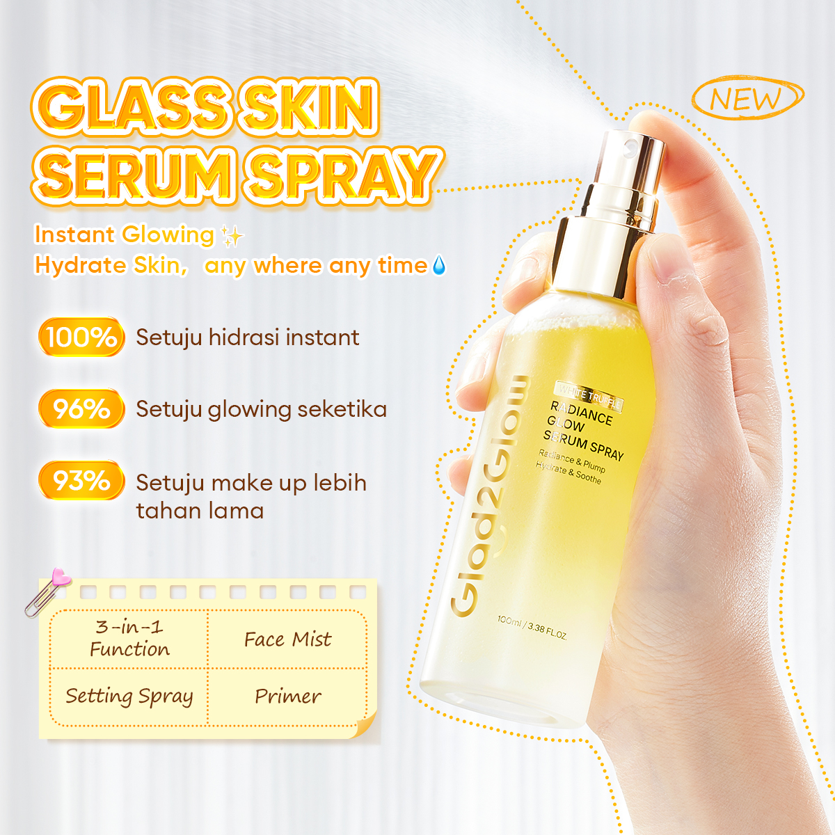 Glad 2 Glow:Indo Facebook ad
