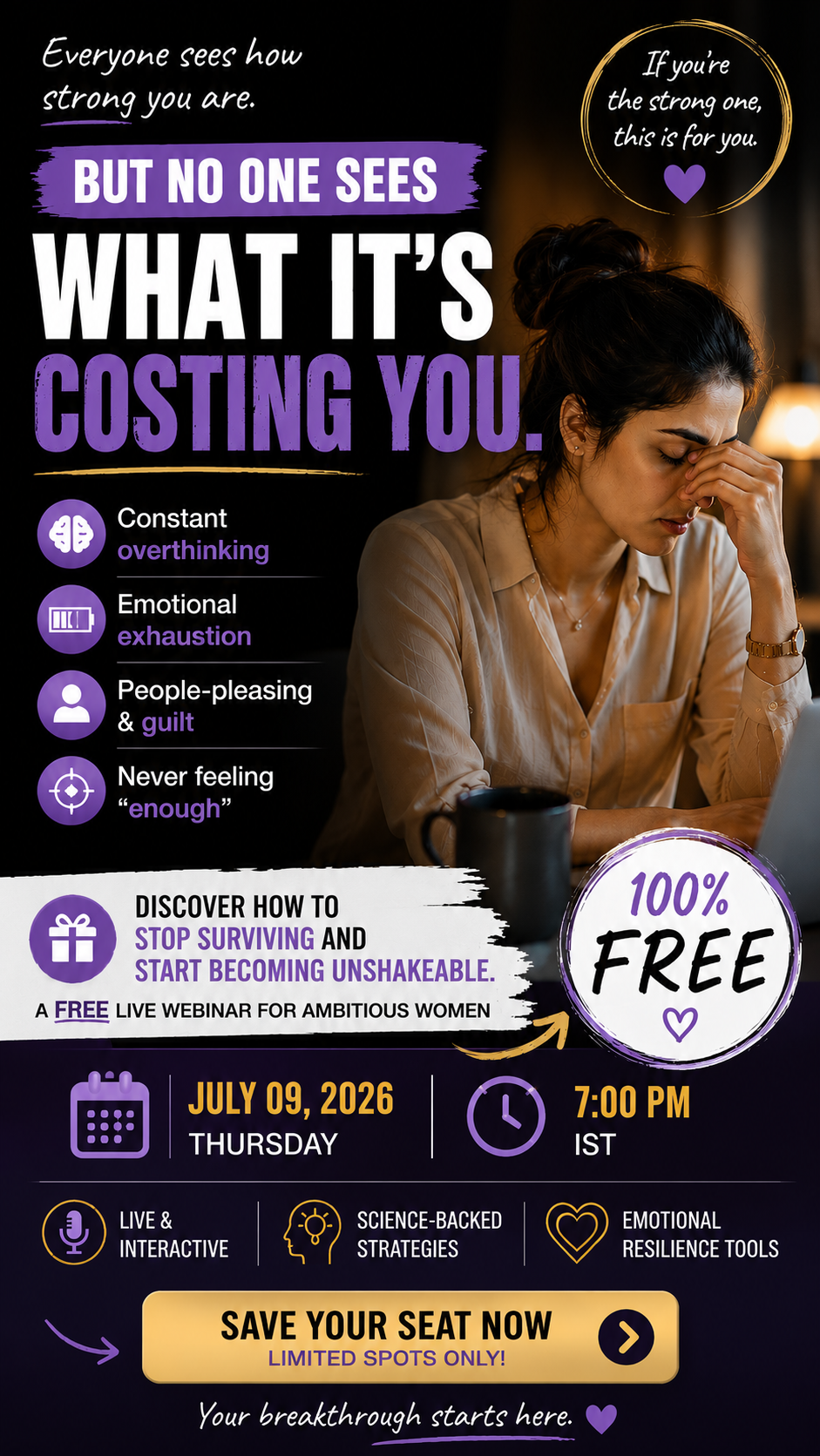 Dr. Shivangi Joshi Facebook ad from Jul 1, 2026