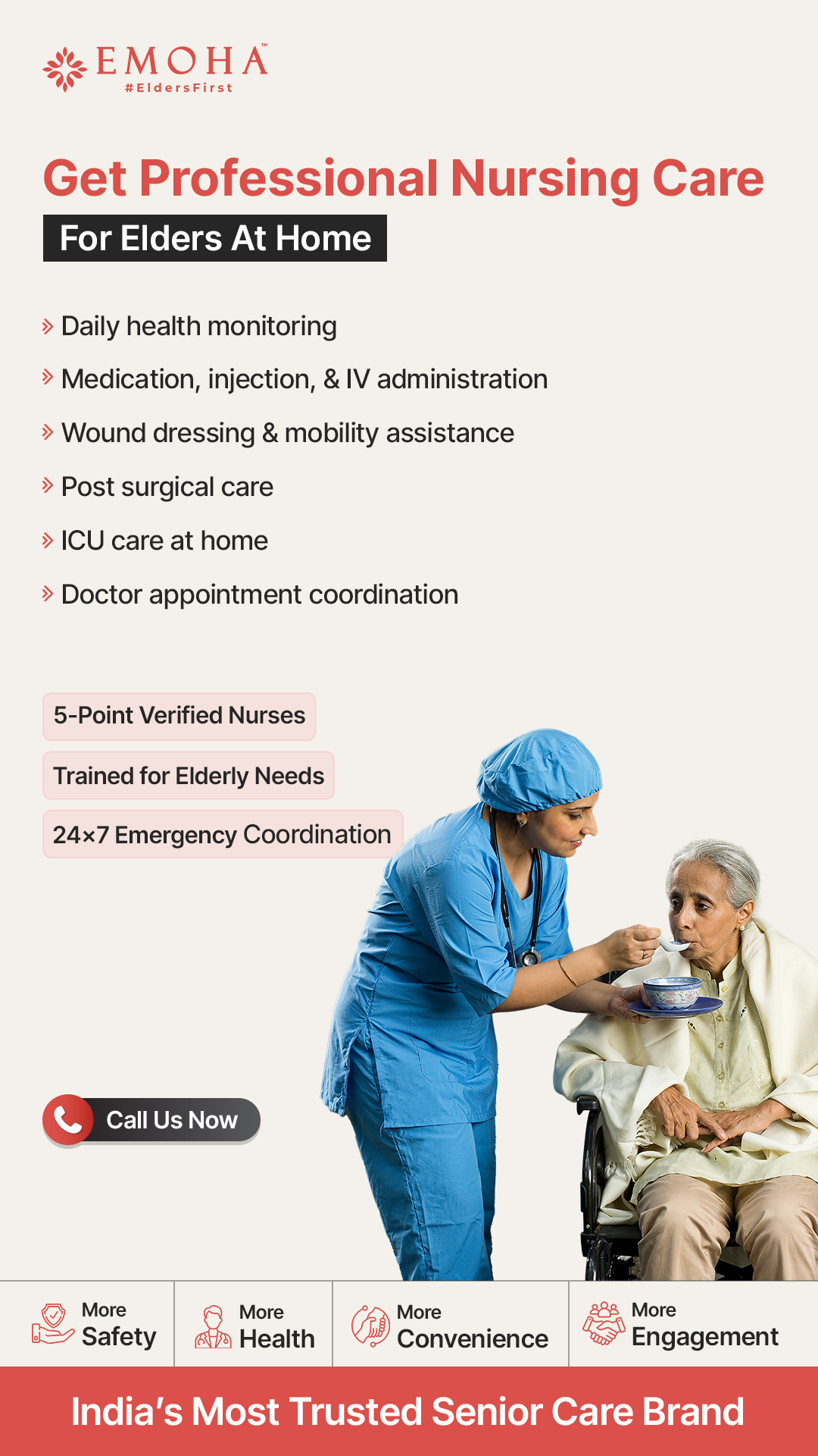Emoha Elder Care Facebook ad
