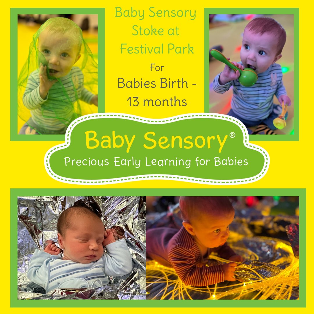 Baby Sensory and Toddler Sense Stoke Facebook ad: Baby Sensory Classes at The Wow Centre Festival Park…