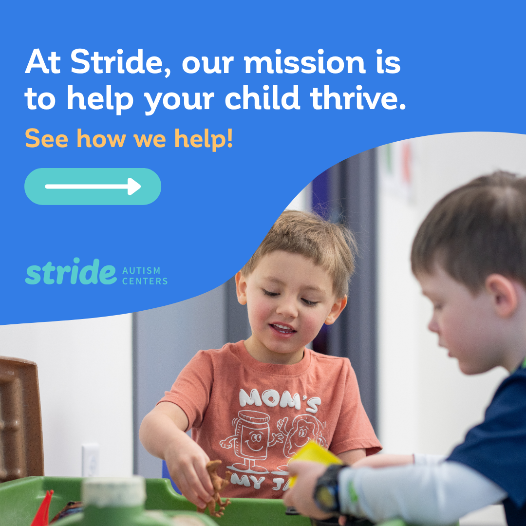 Stride Autism Centers Facebook ad: From engaging socialization to personalized 1:1 therapy and…
