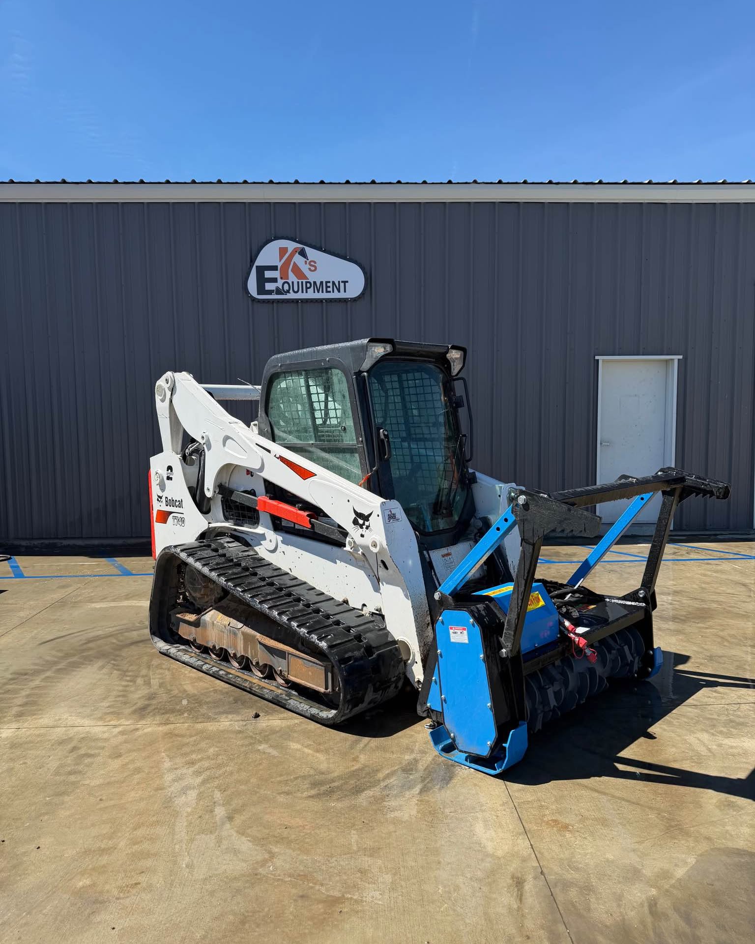 Edward Macie Facebook ad: 2022 BOBCAT T740 SKID STEER MULCHER PACKAGE DEAL