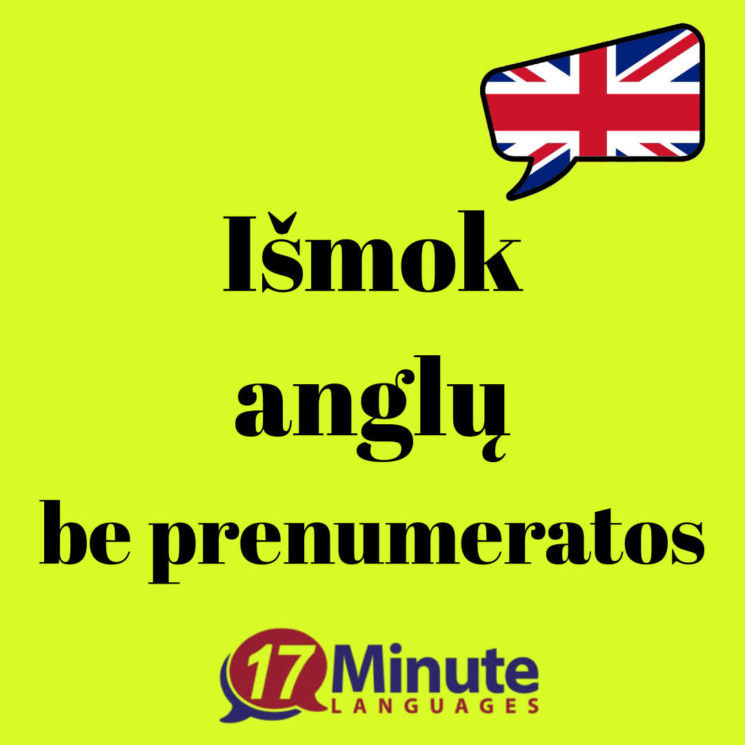 17 Minute Languages Lietuva Facebook ad