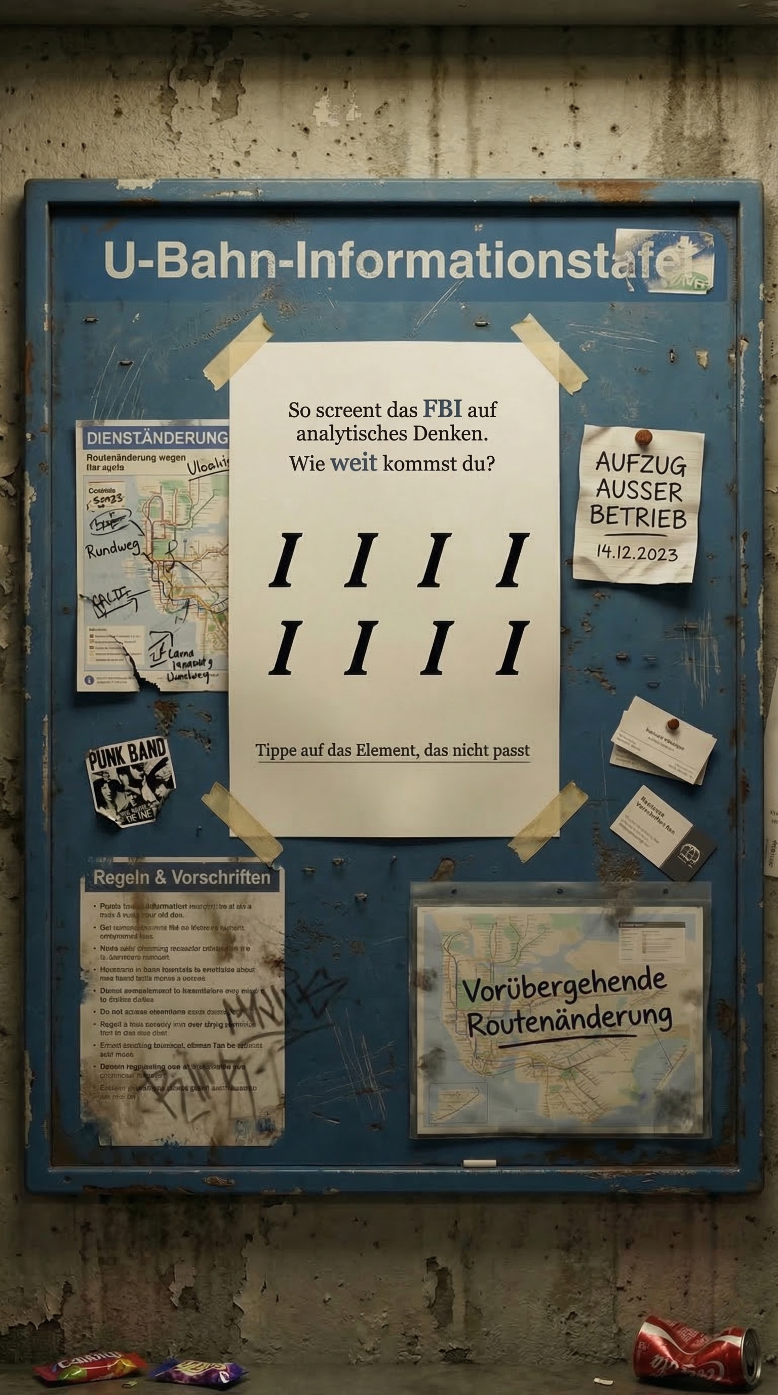 International IQ test Facebook ad