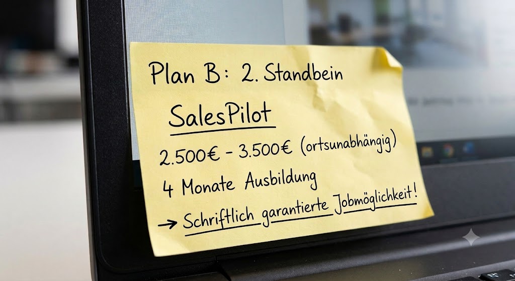 SalesPilot Facebook ad: Schriftlich garantierte Kooperation nach 4 Monaten…