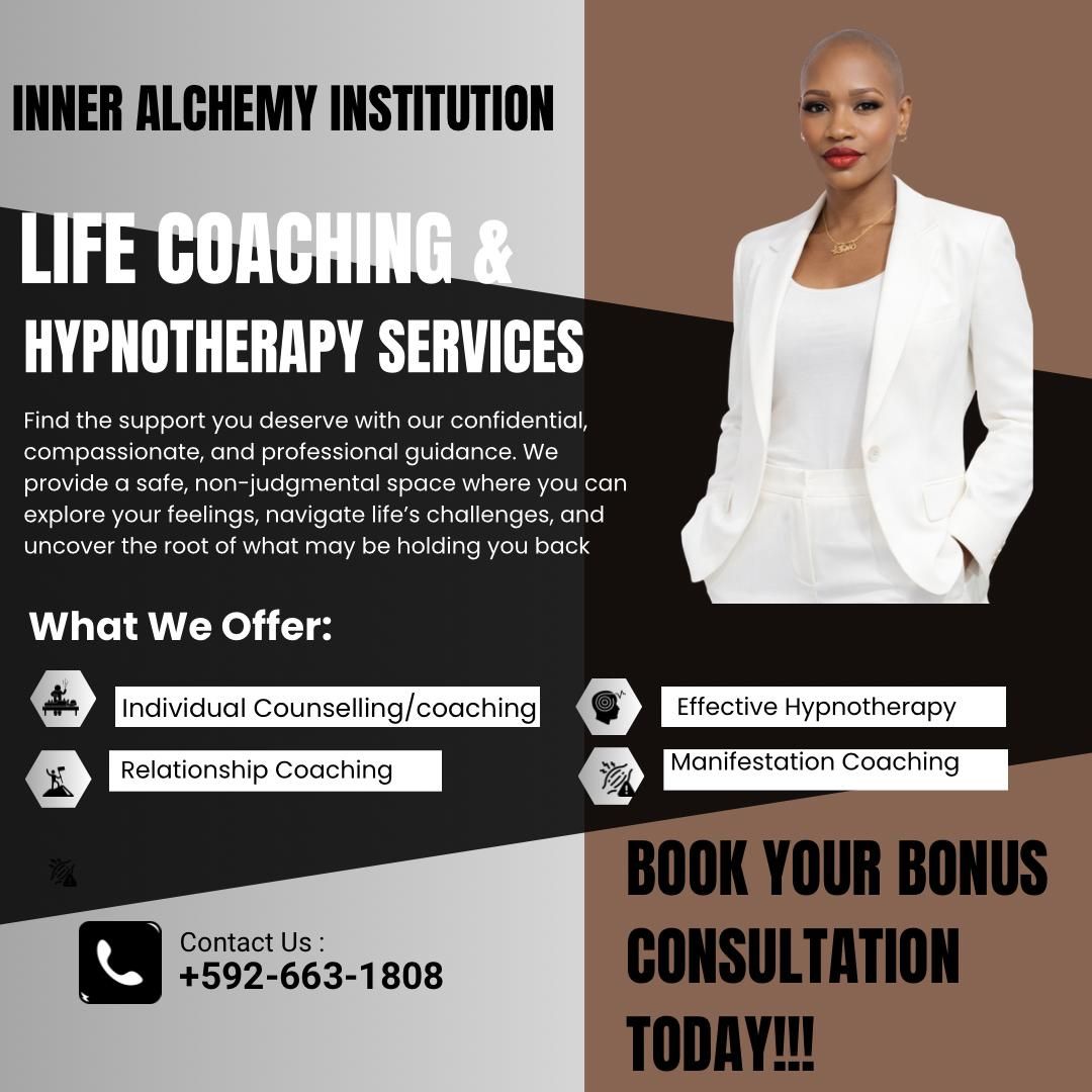 Inner Alchemy Life Coaching and Hypnotherapy Services Facebook ad from May 13, 2026