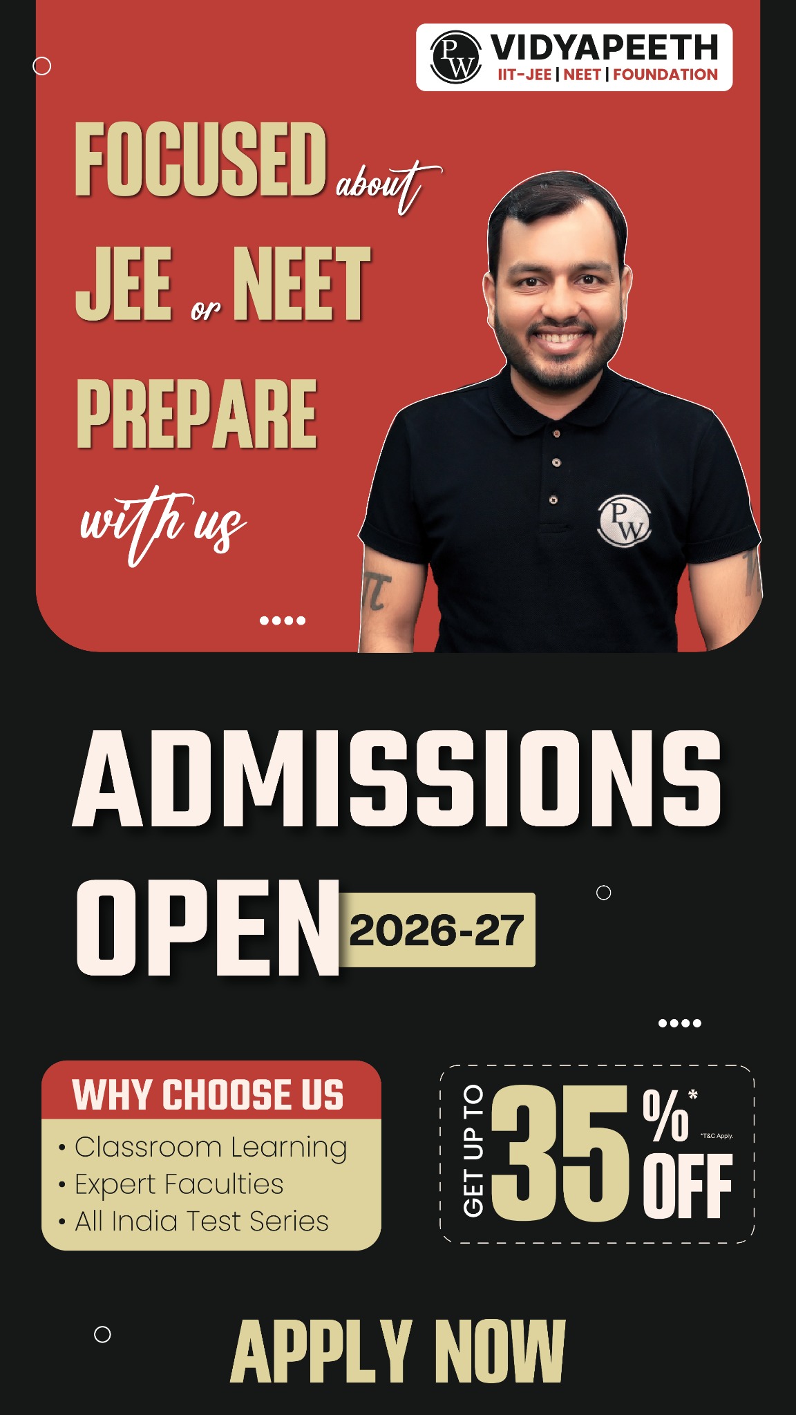 Physics Wallah Vidyapeeth Facebook ad from May 20, 2026