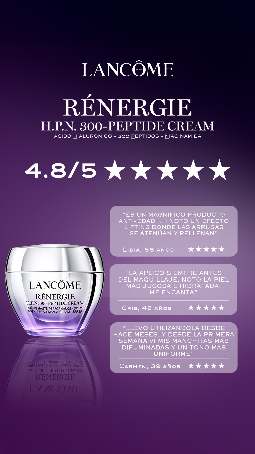 Lancôme Facebook ad from Jan 14, 2026