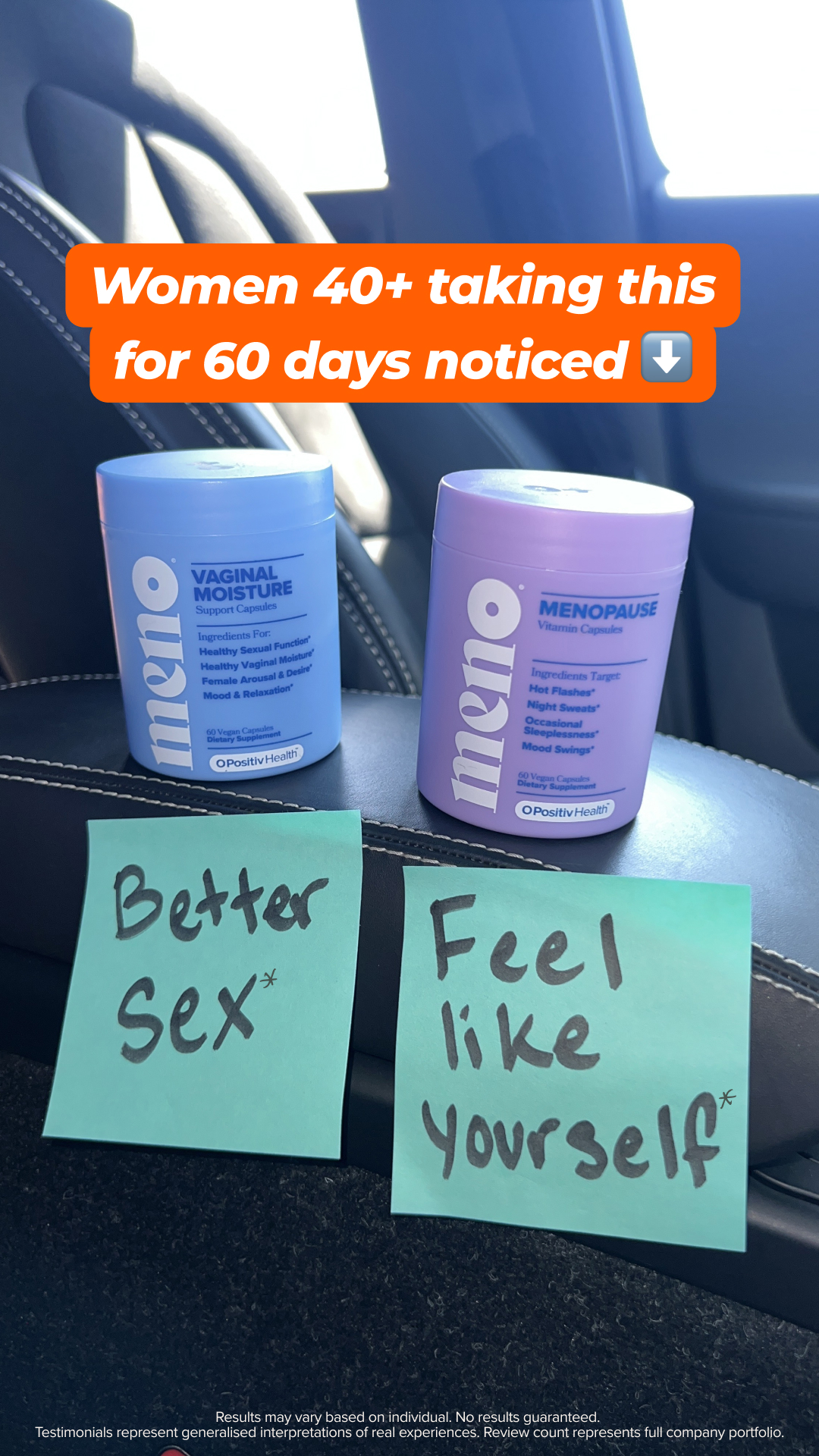 MENO Vitamins Facebook ad