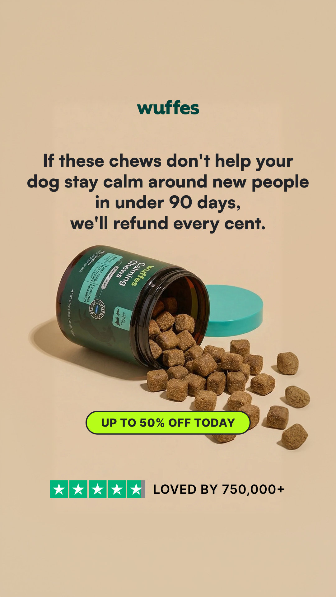 Wuffes Facebook ad