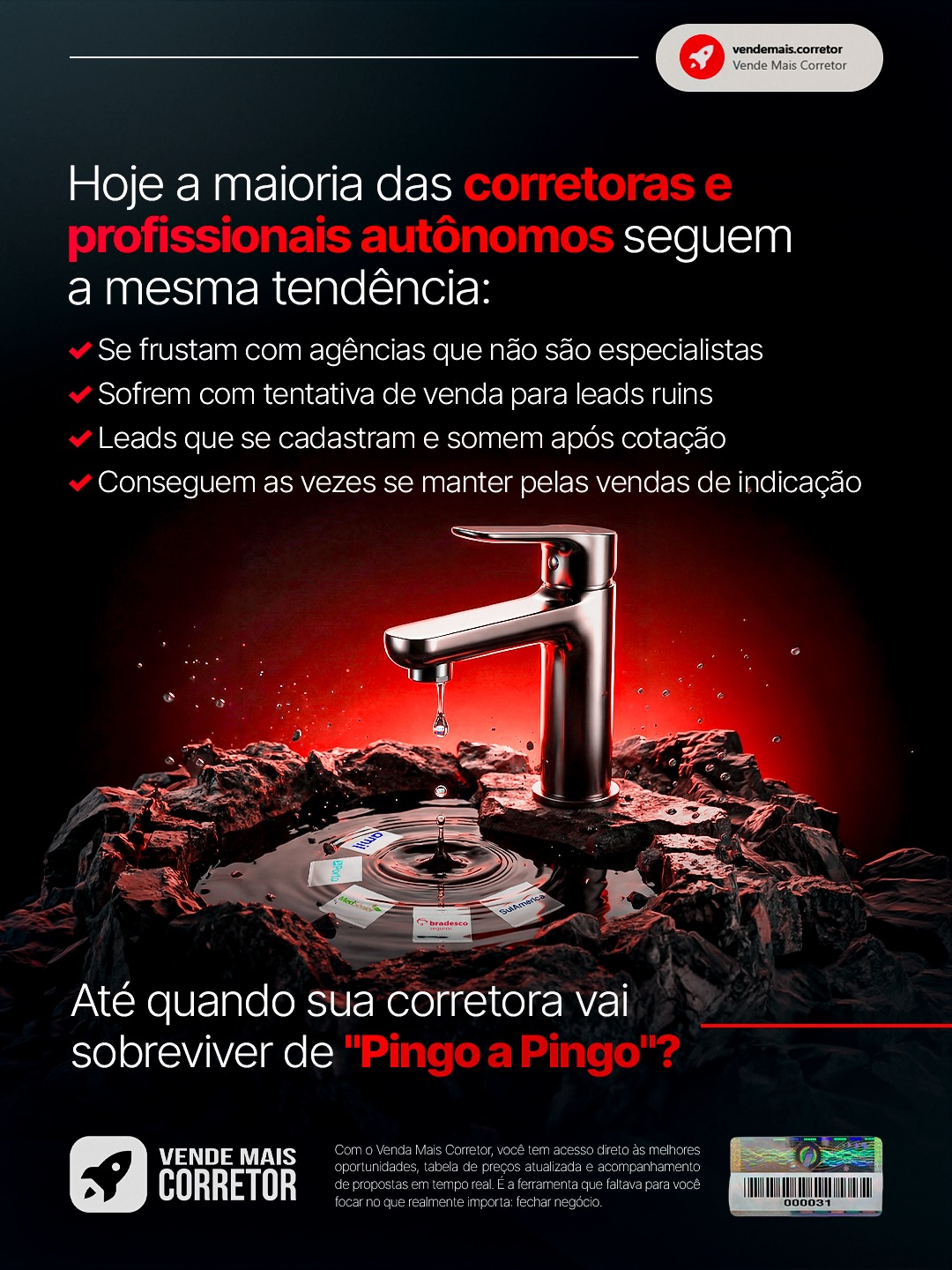 Vende Mais Corretor Facebook ad: Hoje a maioria das corretoras ainda vive de…
