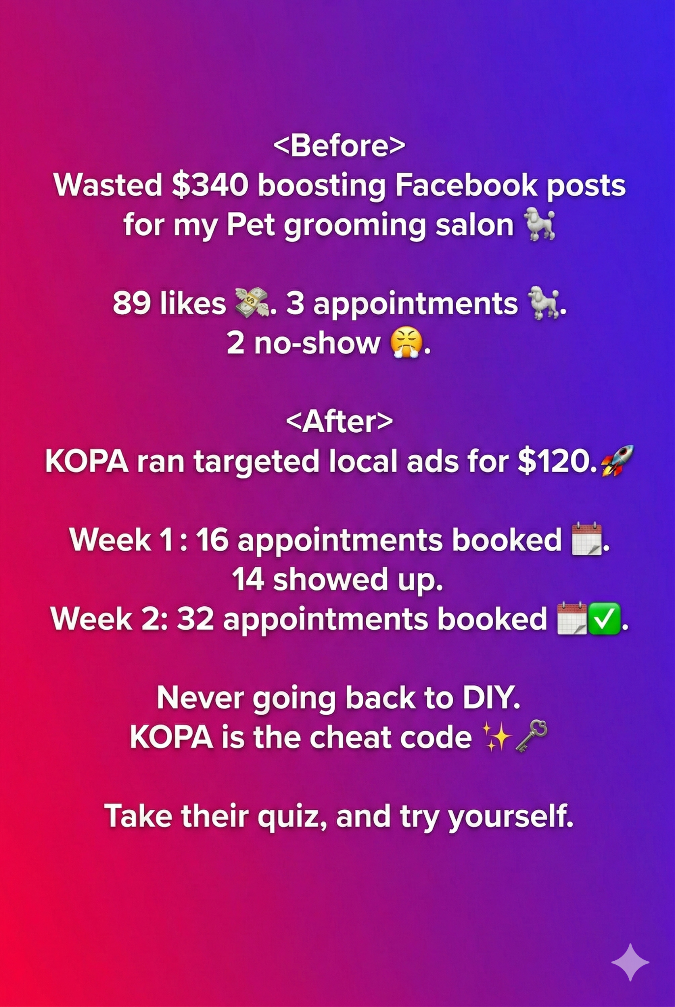 kopa.ai Facebook ad