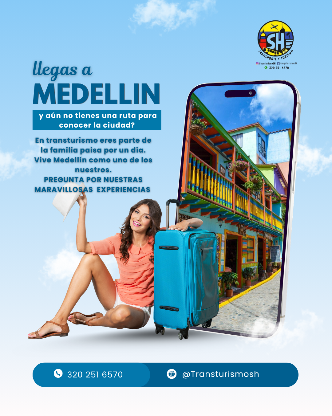 Transportes y Turismo SH Facebook ad: Vive una experiencia inolvidable con Transturismosh