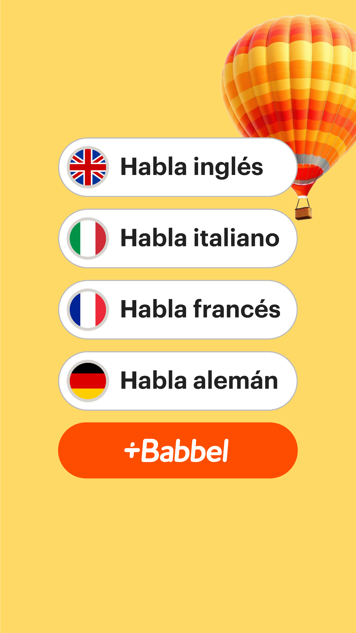 Babbel Facebook ad