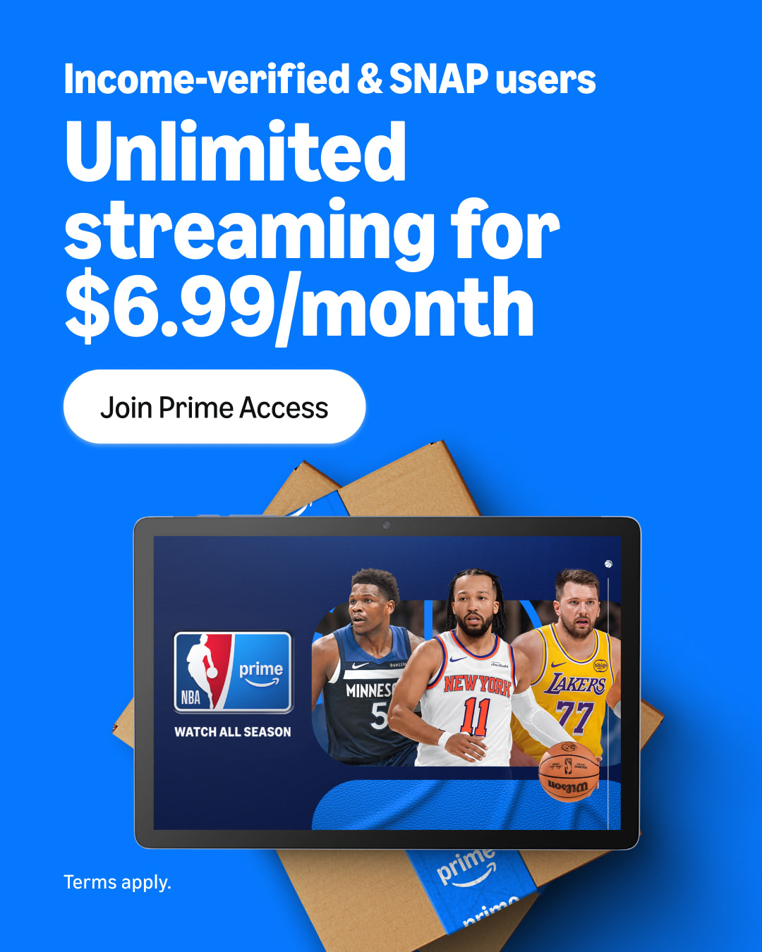 Amazon Prime Facebook ad
