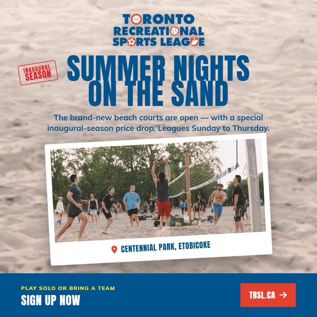 Toronto Recreational Sports League Facebook ad: Sports Leagues - Toronto Recreational Sports League