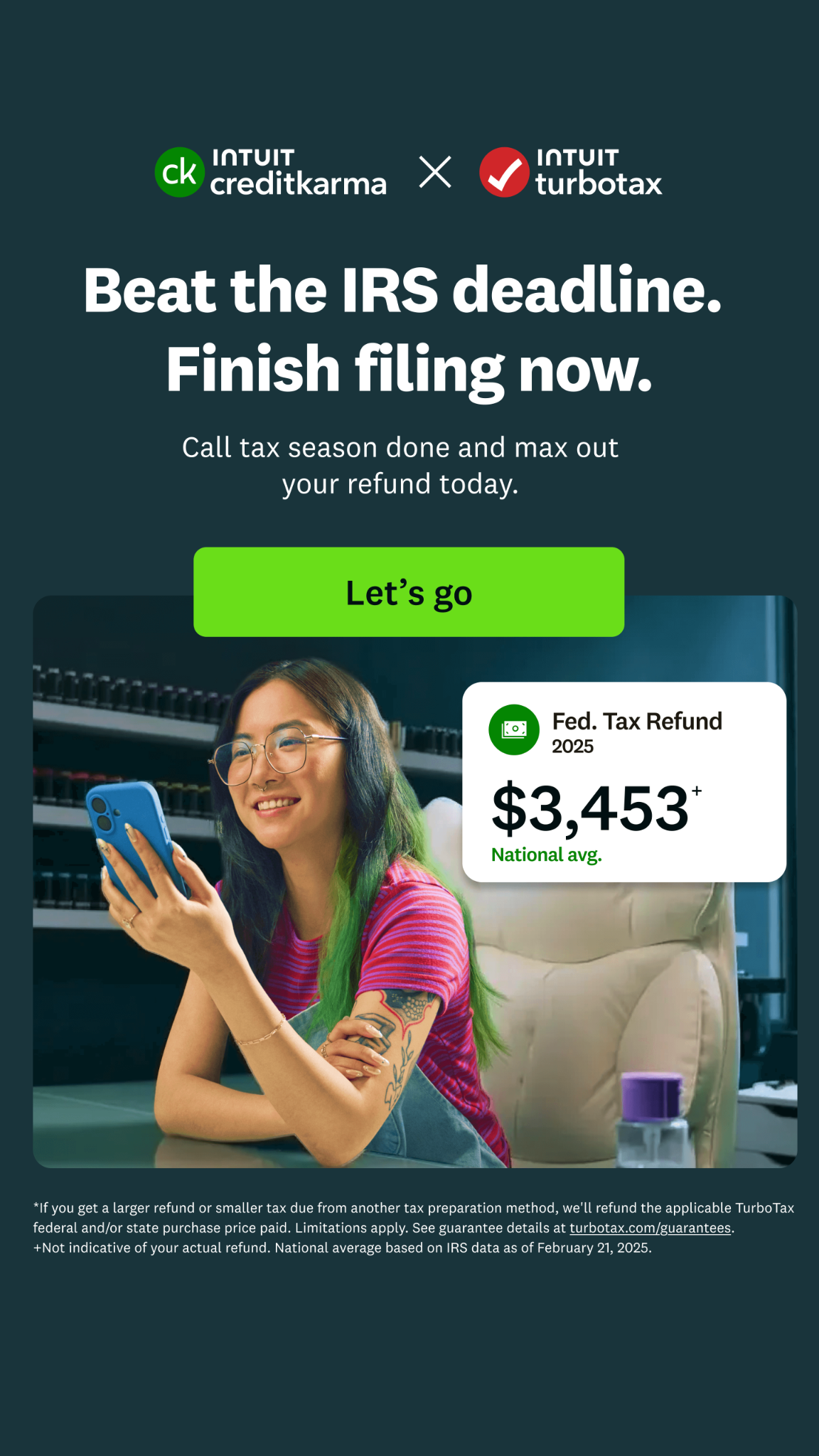 Intuit Credit Karma Facebook ad