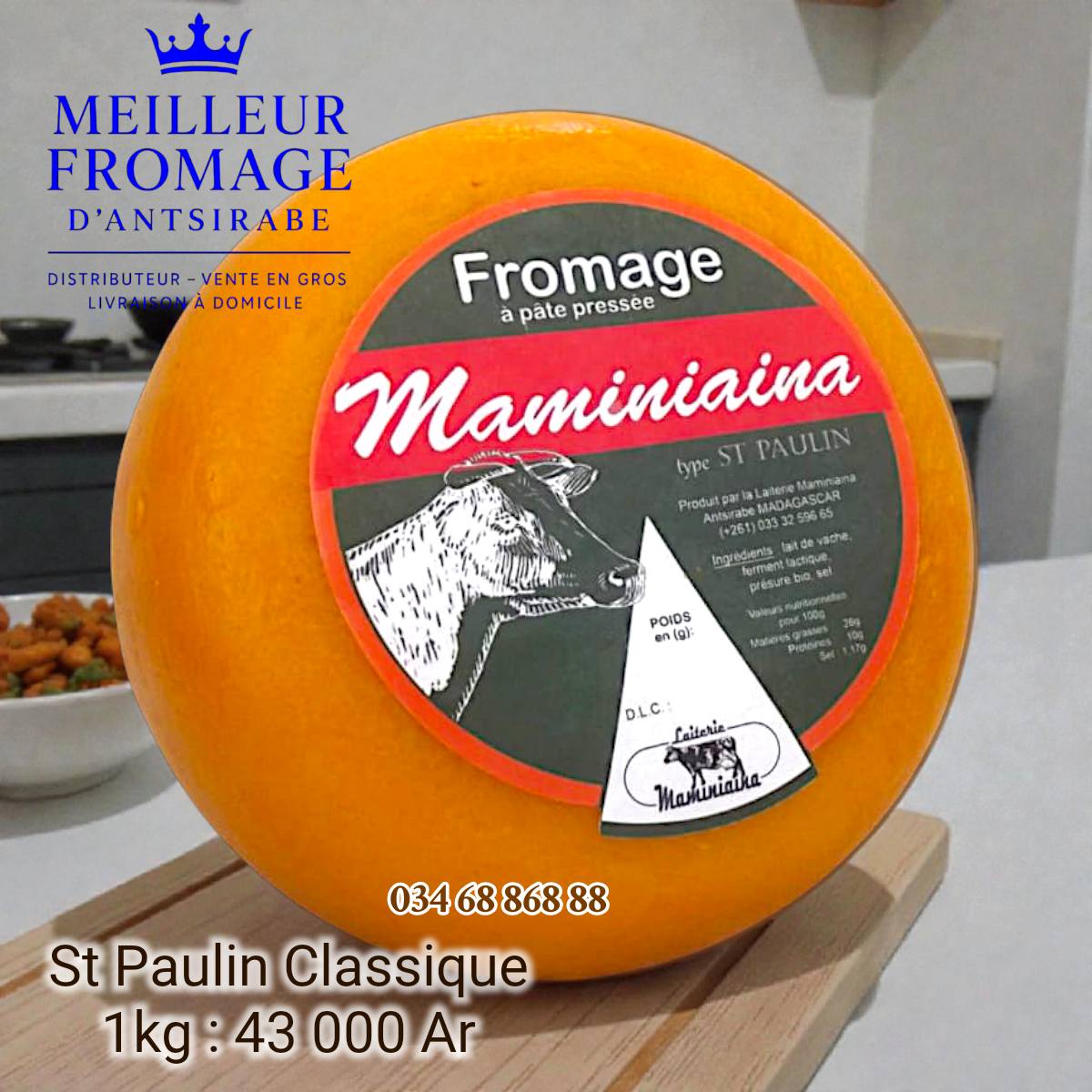 Le Meilleur Fromage d'Antsirabe Facebook ad: Fromages & Produits Frais Maminiaina