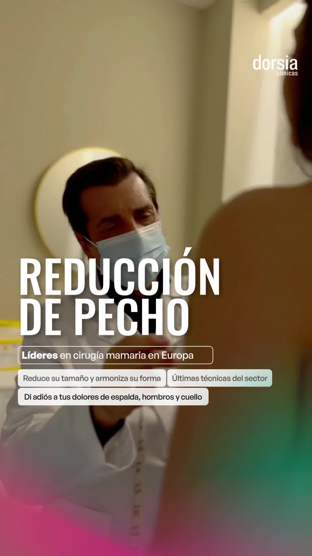 Clínicas Dorsia Facebook ad: Reducción de pecho avanzada