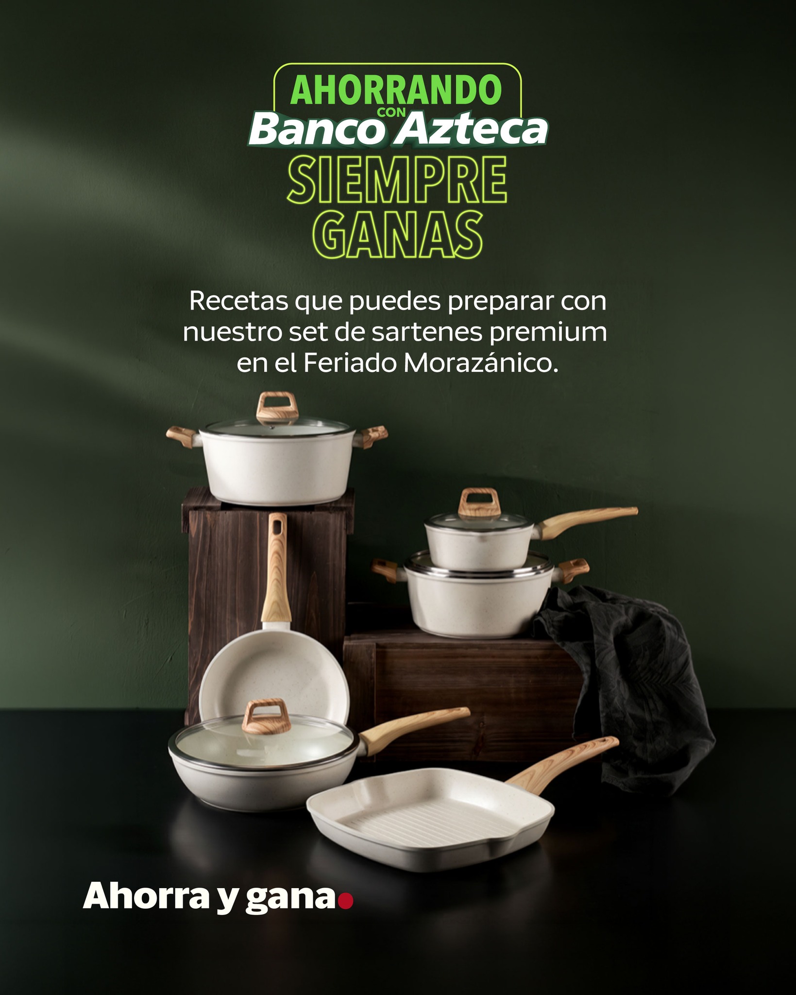 Banco Azteca Honduras Facebook ad: Este Feriado Morazánico también se disfruta preparando algo…