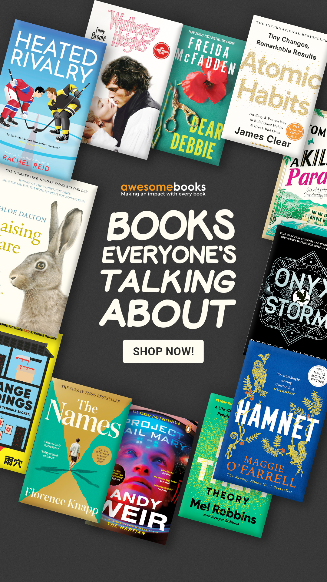 AwesomeBooks Facebook ad