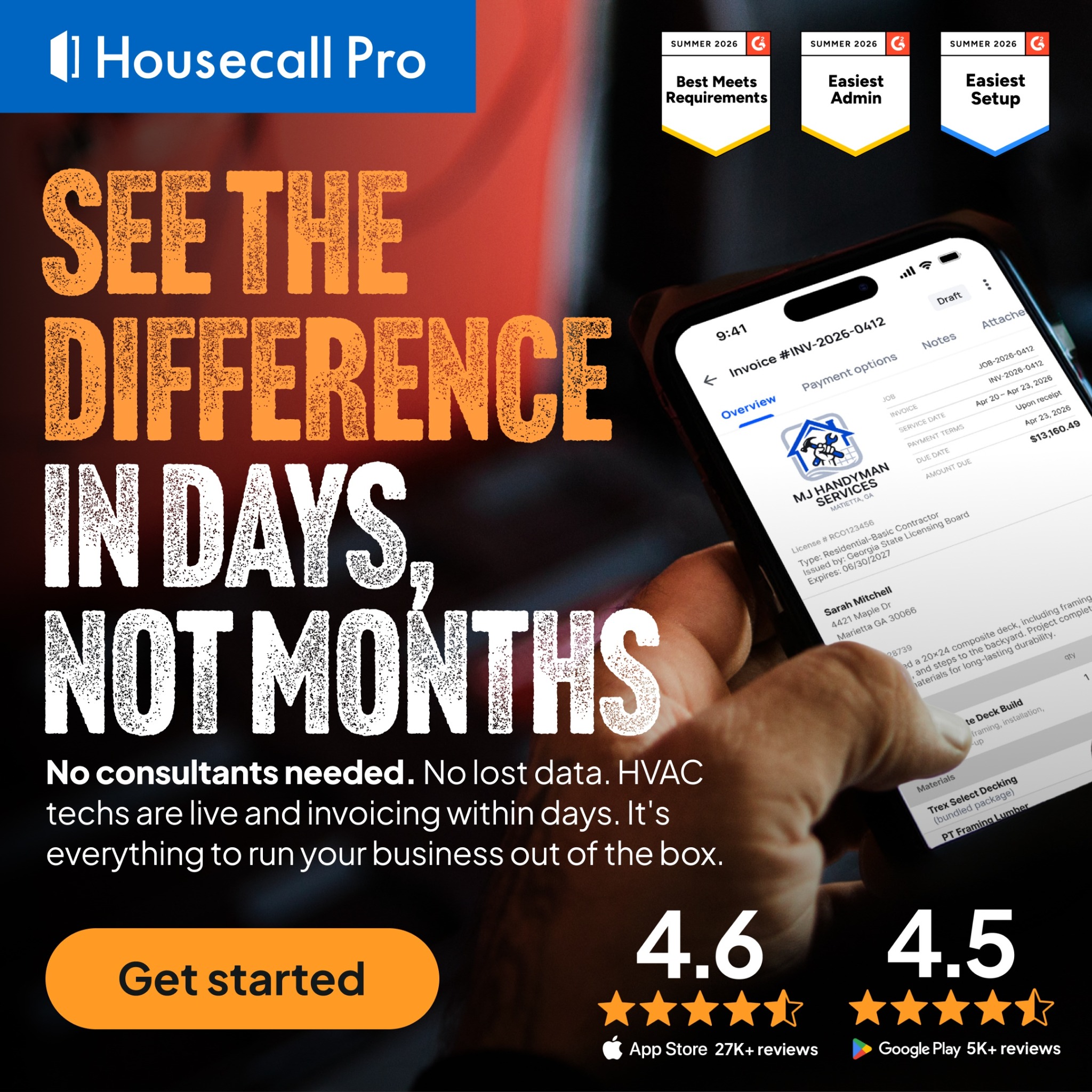 Housecall Pro Facebook ad