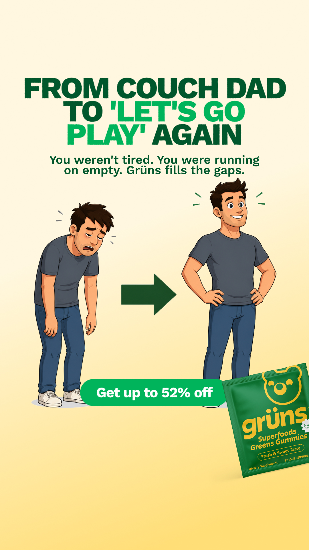 Grüns Facebook ad