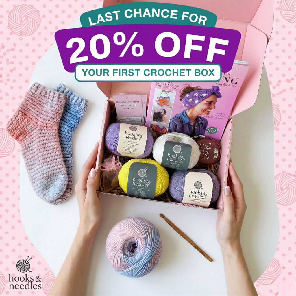 Hooks & Needles Facebook ad