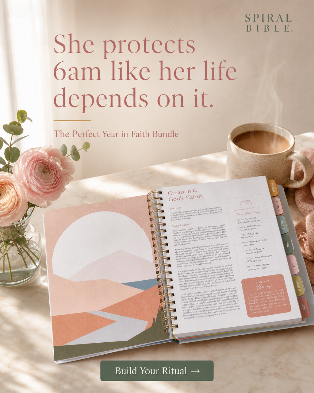 Spiral Bible Facebook ad