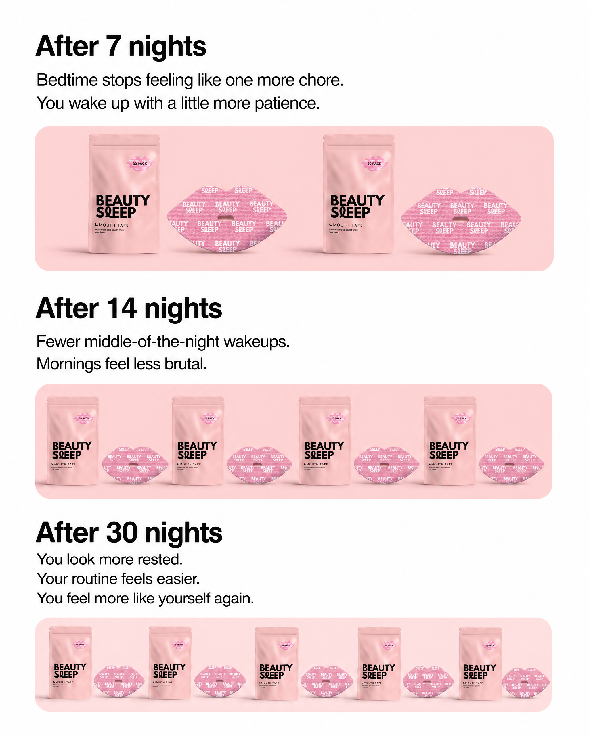 Beauty Sleep Facebook ad