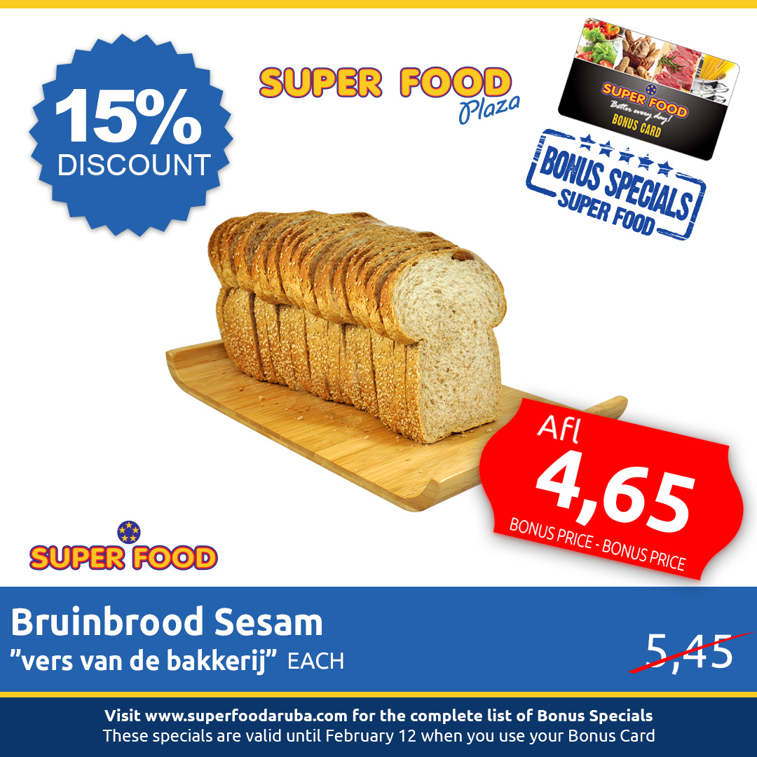 Super Food Plaza Aruba Facebook ad