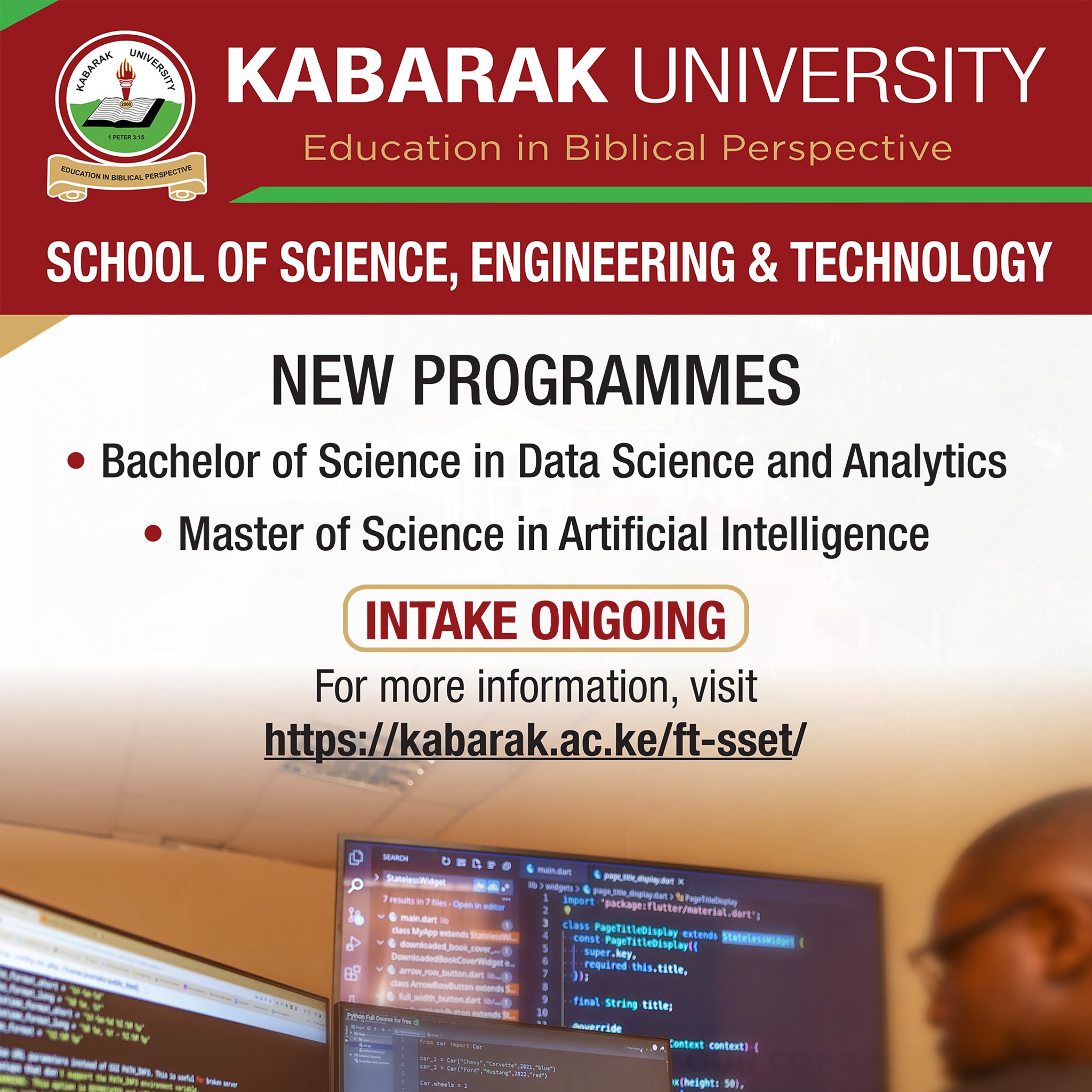 Kabarak University Facebook ad