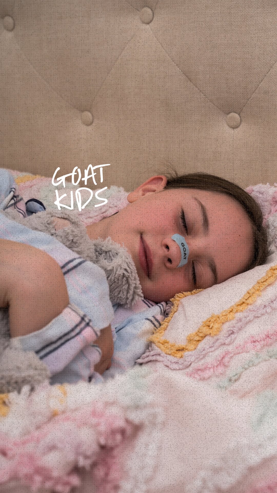 The GOAT Facebook ad: Text: POV: Your child is mouth breathing and…