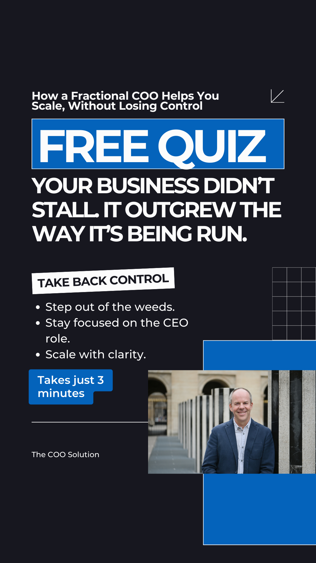 The COO Solution Facebook ad from Apr 8, 2026
