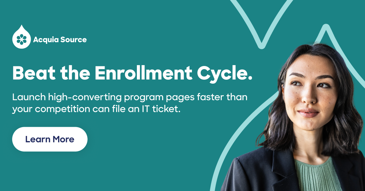 Acquia Facebook ad