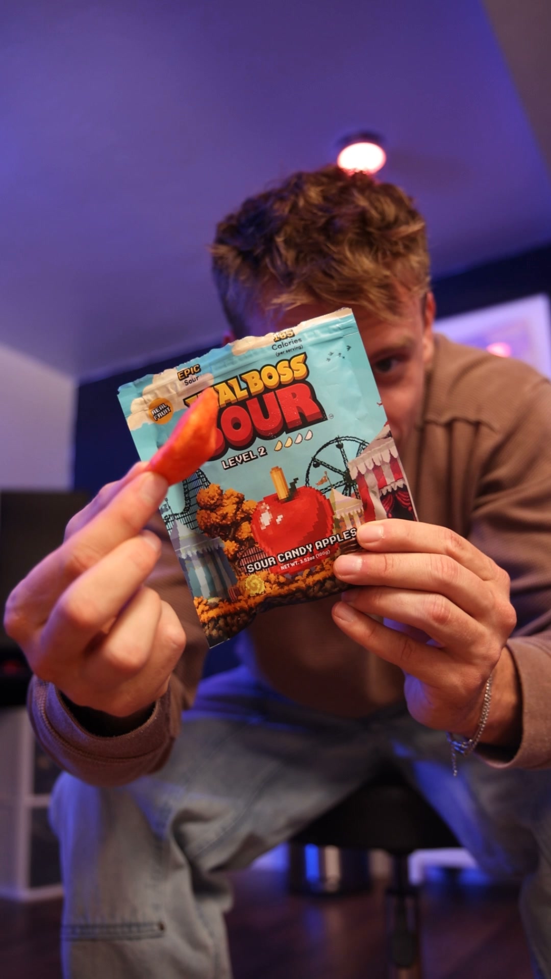 FINAL BOSS SOUR Facebook ad: Sour Candy Apples are here