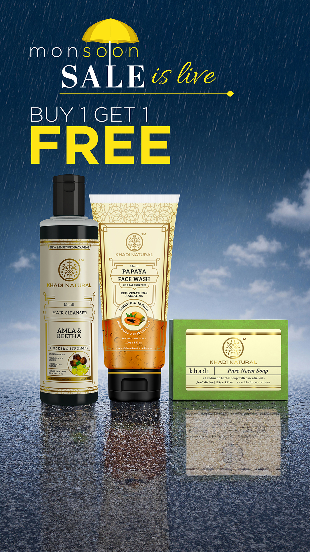 Khadi Natural Facebook ad